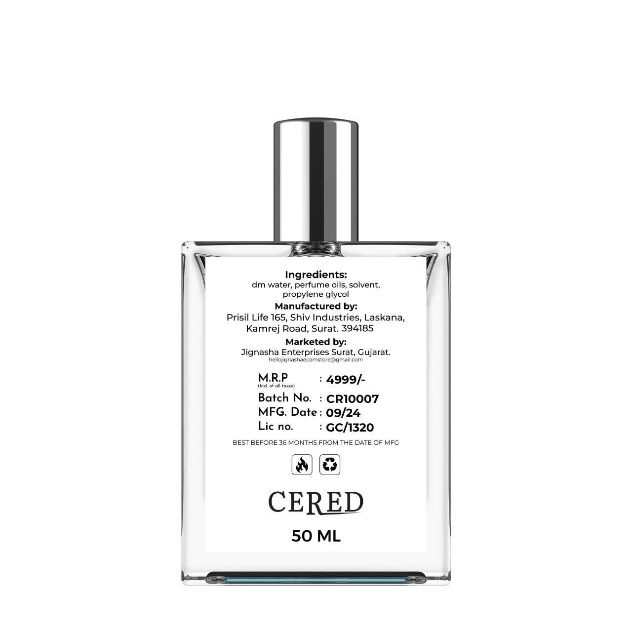 CERED Aventus Perfume – A Bold, Luxurious Scent for Modern Sophistication (50ml)