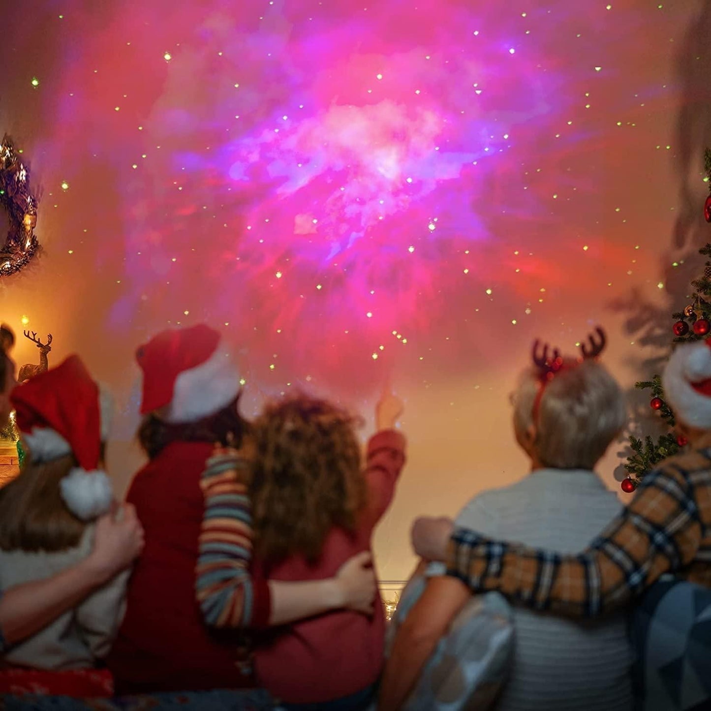 Astronaut Galaxy Projector with 360° Magnetic Head Rotation & Remote Control – Starry Night Light for Bedroom & Decor (Multicolor)